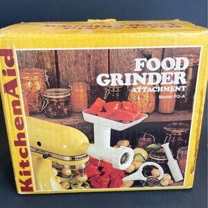 Food Grinder Attachment KitchenAid FG-A Parts 4-Bladed Knife Grinder Plates READ